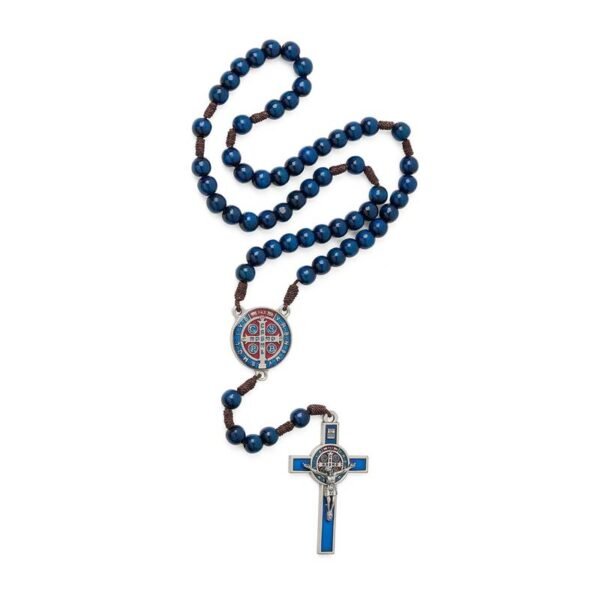 Terço São Bento Azul - Image 3