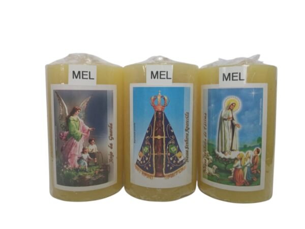 Vela Santinho Mel 3 dias kit